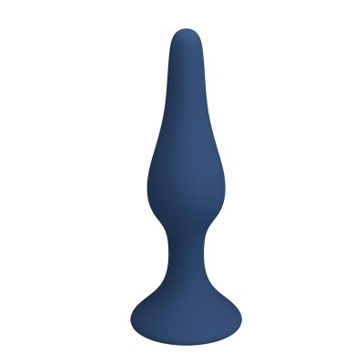 MR PLAY - PLUG ANAL DE SILICONE CÔNICO AZUL XL - D-246007 - Dona Pimenta