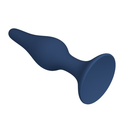 MR PLAY - PLUG ANAL DE SILICONE CÔNICO AZUL XL - D-246007 - Dona Pimenta