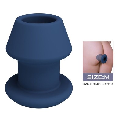 MR PLAY - JACK BLUE PLUG ANAL OCO DE SILICONE TAMANHO M - D-246017 - Dona Pimenta
