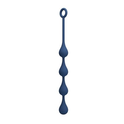 MR PLAY - BOLINHAS ANAL DE SILICONE AZUIS TAMANHO M 33 CM - D-246010 - Dona Pimenta