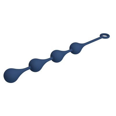 MR PLAY - BOLINHAS ANAL DE SILICONE AZUIS TAMANHO G 42,6 CM - D-246011 - Dona Pimenta
