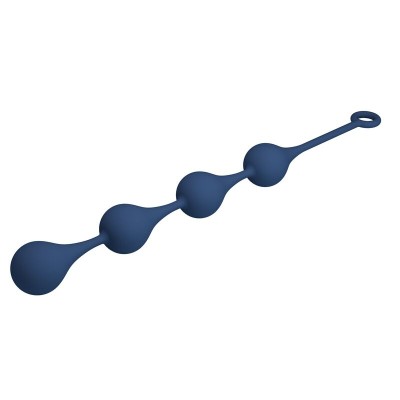 MR PLAY - BOLINHAS ANAL DE SILICONE AZUIS TAMANHO XL 52,5 CM - D-246012 - Dona Pimenta