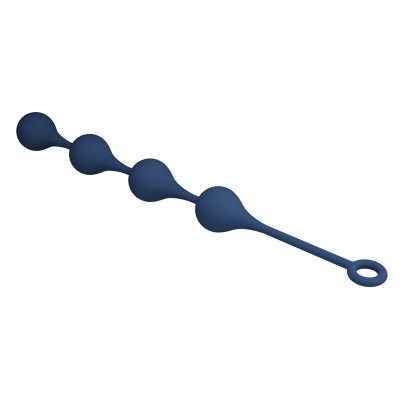 MR PLAY - BOLINHAS ANAL DE SILICONE AZUIS TAMANHO XL 52,5 CM - D-246012 - Dona Pimenta