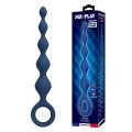 MR PLAY - BOLINHAS ANAL DE SILICONE AZUIS E PLUG ANAL 20,4 CM - D-246014 - Dona Pimenta