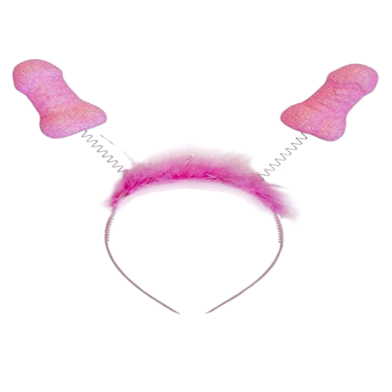 DIABLO PICANTE - 6 UNIDADES ANTENAS PITO ROSA GLITTER - D-236747 - Dona Pimenta