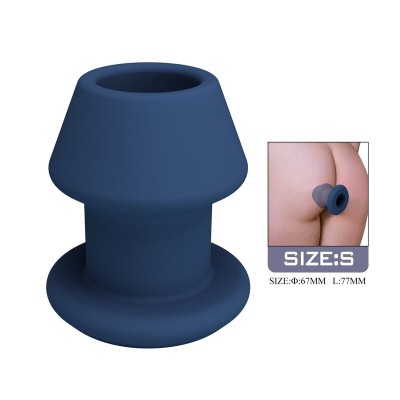 MR PLAY - JACK BLUE SILICONE OCO PLUG ANAL TAMANHO S - D-246016 - Dona Pimenta