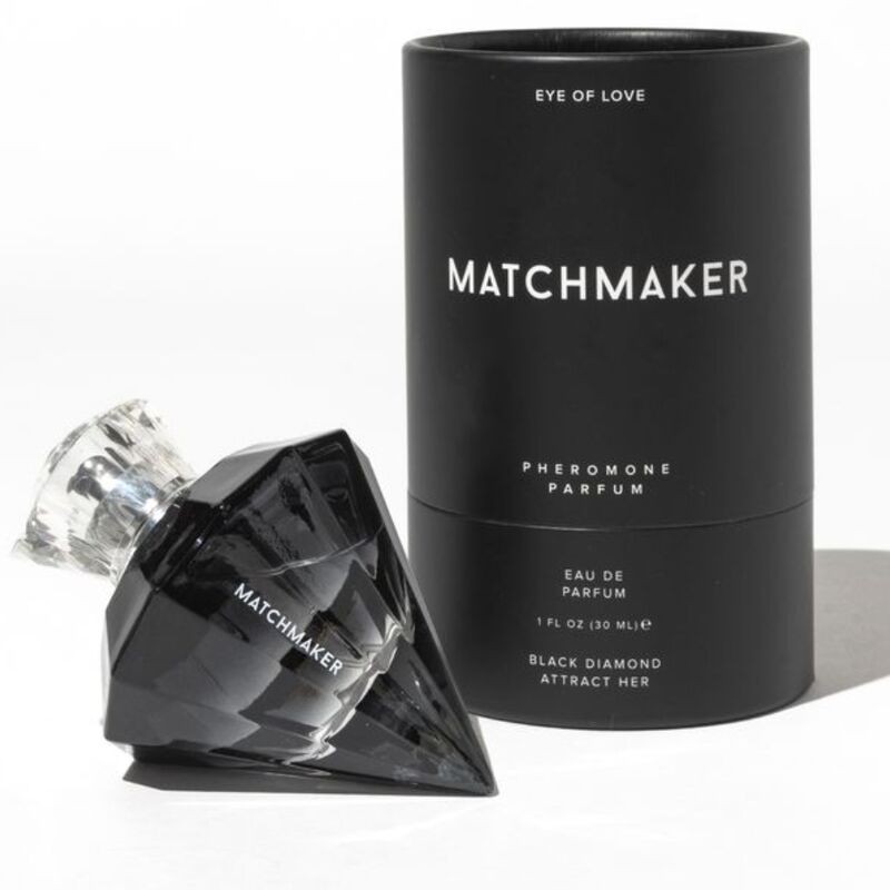 EYE OF LOVE - MATCHMAKER BLACK DIAMOND PHEROMONE PERFUME ATTRACT HER 30 ML - D-234987 - Dona Pimenta