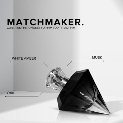 EYE OF LOVE - MATCHMAKER BLACK DIAMOND PHEROMONE PERFUME ATTRACT HER 30 ML - D-234987 - Dona Pimenta