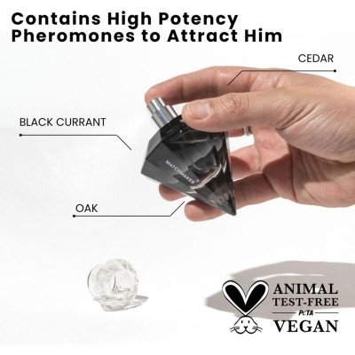 EYE OF LOVE - MATCHMAKER BLACK DIAMOND PHEROMONE PERFUME ATTRACT HIM 30 ML - D-234988 - Dona Pimenta