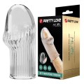 PRETTY LOVE - CAPA PENIANA HUEL PARA AUMENTAR A GROSSURA DO SEU PÊNIS TRANSPARENTE - D-246049 - Dona Pimenta
