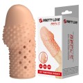 PRETTY LOVE - CAPA PENIANA PARA NERD DEIXE SEU PÊNIS MAIS GROSSO COR NATURAL - D-246052 - Dona Pimenta