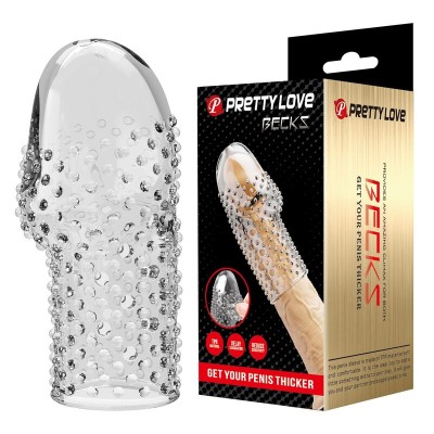 PRETTY LOVE - CAPA PENIANA PARA NERD: DEIXE SEU PÊNIS MAIS GROSSO E TRANSPARENTE - D-246053 - Dona Pimenta