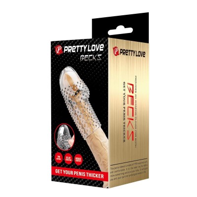 PRETTY LOVE - CAPA PENIANA PARA NERD: DEIXE SEU PÊNIS MAIS GROSSO E TRANSPARENTE - D-246053 - Dona Pimenta