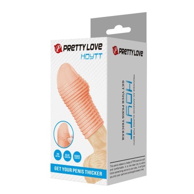 PRETTY LOVE - CAPA PARA PÊNIS HOTTT PARA AUMENTAR O AUMENTO DO VALOR DO SEU PÊNIS - COR NATURAL - D-246054 - Dona Pimenta