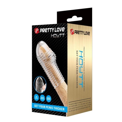 PRETTY LOVE - CAPA PARA PÊNIS HOTTT PARA AUMENTAR O AUMENTO DO VOLUME DO SEU PÊNIS TRANSPARENTE - D-246055 - Dona Pimenta
