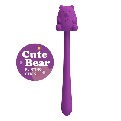 PRETTY LOVE - VIBRADOR RECARREGÁVEL EM FORMATO DE URSO FOFO - D-246029 - Dona Pimenta