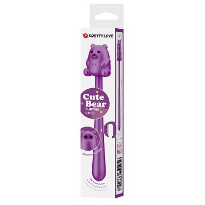 PRETTY LOVE - VIBRADOR RECARREGÁVEL EM FORMATO DE URSO FOFO - D-246029 - Dona Pimenta
