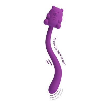 PRETTY LOVE - VIBRADOR RECARREGÁVEL EM FORMATO DE URSO FOFO - D-246029 - Dona Pimenta