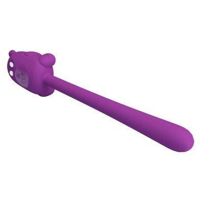 PRETTY LOVE - VIBRADOR RECARREGÁVEL EM FORMATO DE URSO FOFO - D-246029 - Dona Pimenta