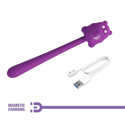 PRETTY LOVE - VIBRADOR RECARREGÁVEL EM FORMATO DE URSO FOFO - D-246029 - Dona Pimenta