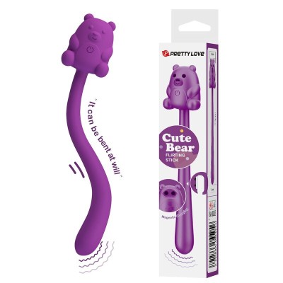 PRETTY LOVE - VIBRADOR RECARREGÁVEL EM FORMATO DE URSO FOFO - D-246029 - Dona Pimenta