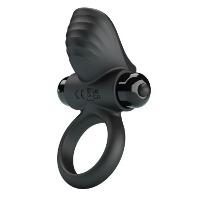 PRETTY LOVE - ANEL VIBRATÓRIO PARA PÊNIS ADRIEN COM 10 FUNÇÕES - PRETO - D-246038 - Dona Pimenta