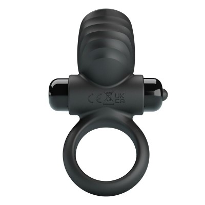 PRETTY LOVE - ANEL VIBRATÓRIO PARA PÊNIS ADRIEN COM 10 FUNÇÕES - PRETO - D-246038 - Dona Pimenta
