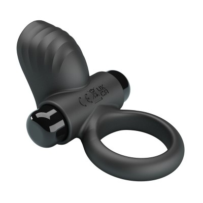 PRETTY LOVE - ANEL VIBRATÓRIO PARA PÊNIS ADRIEN COM 10 FUNÇÕES - PRETO - D-246038 - Dona Pimenta