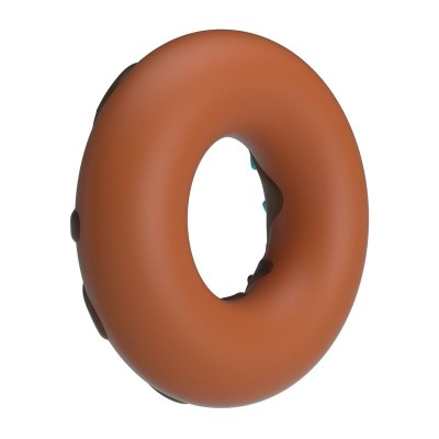 PRETTY LOVE - ANEL DE PÊNIS SUPER DONUT MARROM - D-246042 - Dona Pimenta