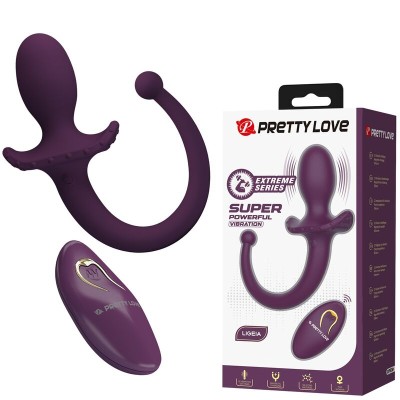 PRETTY LOVE - LIOEA PLUG ANAL VIBRATÓRIO COM RABO 12 FUNÇÕES ROXO COM CONTROLE REMOTO - D-246167 - Dona Pimenta
