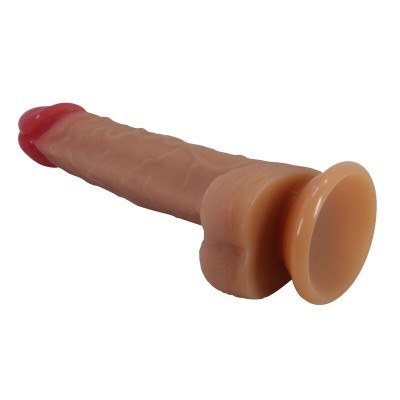 PRETTY LOVE - JOVITA DILDO DE SILICONE REALISTA COM VENTOSA 19 CM Ø 4,5 CM - D-246118 - Dona Pimenta