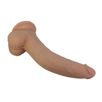 PRETTY LOVE - ELLCUMENT DILDO FLEXÍVEL REALISTA 18 CM Ø 4,5 CM TPE NATURAL - D-246143 - Dona Pimenta