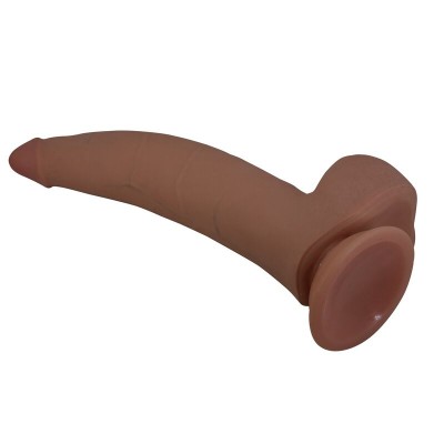 PRETTY LOVE - CUTHBERT DILDO FLEXÍVEL REALISTA 20 CM Ø 5 CM TPE MARROM - D-246145 - Dona Pimenta