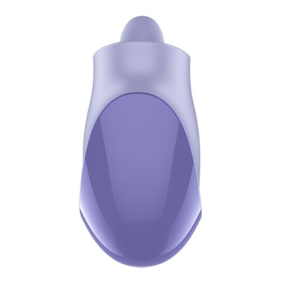 SATISFYER - TONGUE DANCER ESTIMULADOR CLITORIANO COM VIBRAÇÃO E PULSAÇÕES LILÁS - D-245857 - Dona Pimenta