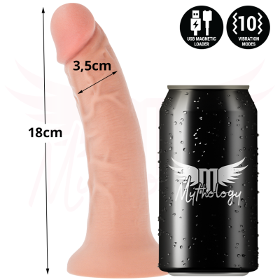 MYTHOLOGY ASHER ORIGINAL DILDO S - VIBRADOR WATCHME TECNOLOGIA SEM FIO COMPATÍVEL - D-231924 - Dona Pimenta
