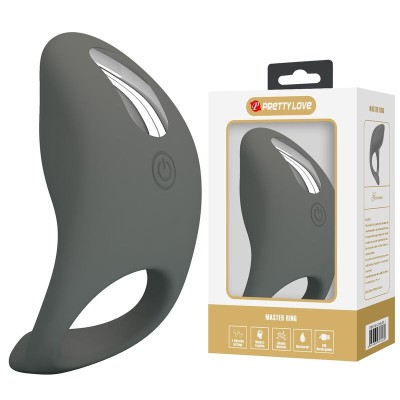 PRETTY LOVE - ANEL VIBRATÓRIO DE SILICONE MACIO RECARREGÁVEL - D-246025 - Dona Pimenta