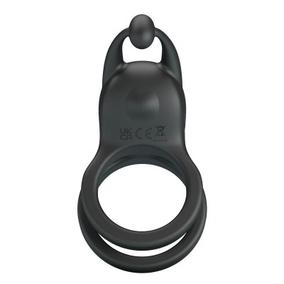 PRETTY LOVE - ANEL PENIANO VIBRATÓRIO DUPLO RECARREGÁVEL GOODWIN PRETO - D-246074 - Dona Pimenta