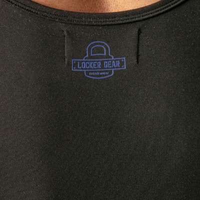 LOCKER GEAR - CAMISETA REGATA AZUL DE ACESSO LIVRE - D-246635 - Dona Pimenta