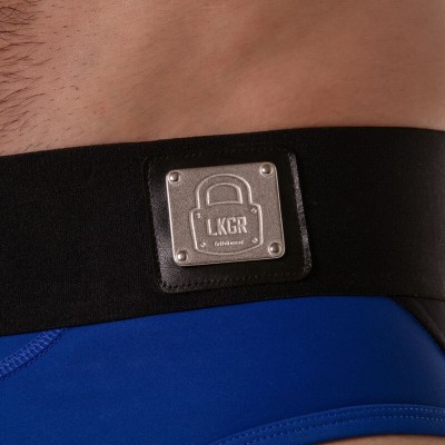 LOCKER GEAR - CUECA SUSPENSA COM CÓS LARGO AZUL S - D-246599 - Dona Pimenta