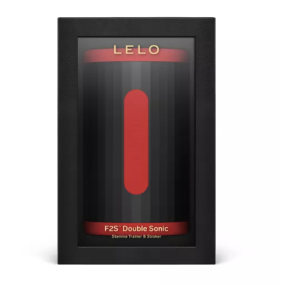 LELO - F2S DUPLO SÔNICO MASCULINO COM DUPLA ESTIMULAÇÃO SÔNICA VERMELHO - D-246844 - Dona Pimenta