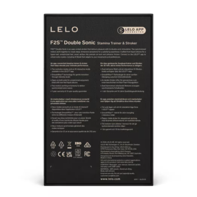 LELO - F2S DUPLO SÔNICO MASCULINO COM DUPLA ESTIMULAÇÃO SÔNICA VERMELHO - D-246844 - Dona Pimenta