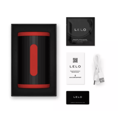 LELO - F2S DUPLO SÔNICO MASCULINO COM DUPLA ESTIMULAÇÃO SÔNICA VERMELHO - D-246844 - Dona Pimenta