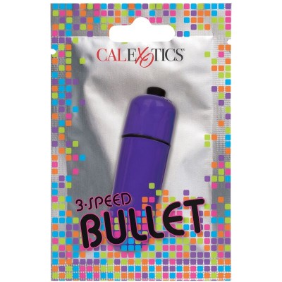CALEX VIBRATING BULLET 3 SPEEDS - ROXO - D-229154 - Dona Pimenta