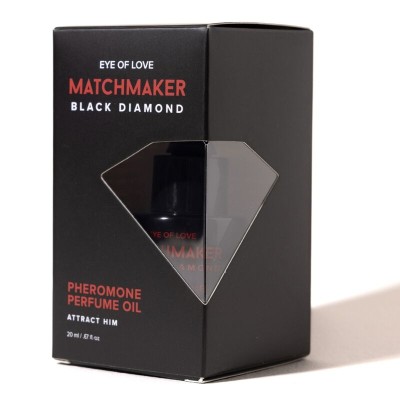 EYE OF LOVE - ÓLEO PERFUME DE FEROMÔNIOS DE DIAMANTE NEGRO MATCHMAKER 20 ML - D-246399 - Dona Pimenta