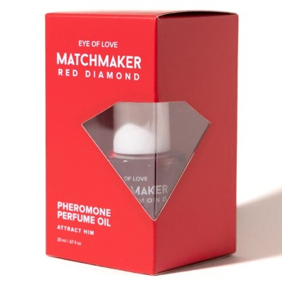EYE OF LOVE - ÓLEO PERFUME DE FEROMÔNIO RED DIAMOND PARA CASABILISTAS 20 ML - D-246400 - Dona Pimenta