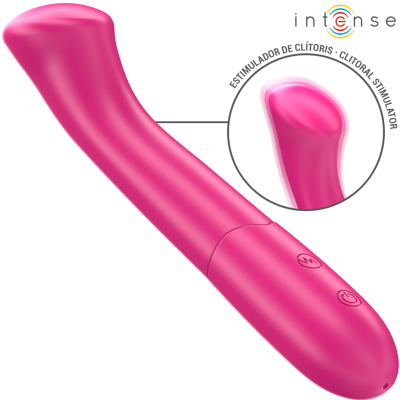 INTENSE - VIBRADOR PATY 19 CM FLEXÍVEL 10 VIBRAÇÕES MODELO 2 ROSA - D-246877 - Dona Pimenta
