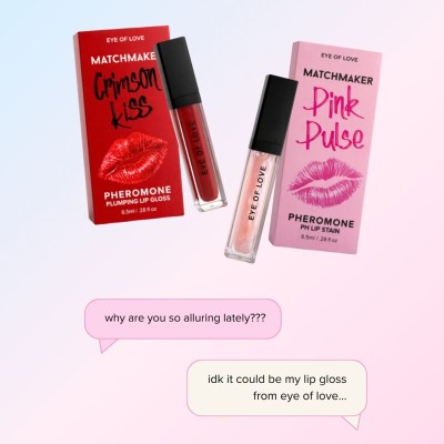 EYE OF LOVE - MATCHMAKER PINK PULSE PH LIP STAIN COM FEROMÔNIOS 8,5 ML - D-246398 - Dona Pimenta