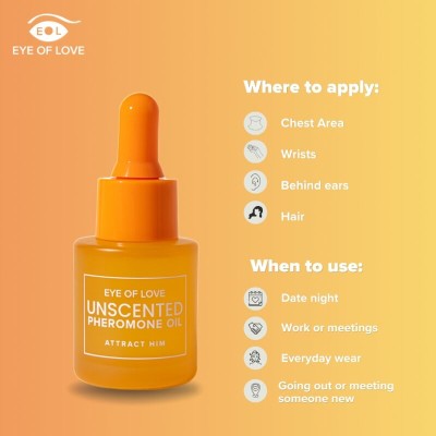EYE OF LOVE - ÓLEO PERFUMADO COM FEROMÔNIOS PARA MULHERES, SEM FRAGRÂNCIA, 20 ML - D-246404 - Dona Pimenta