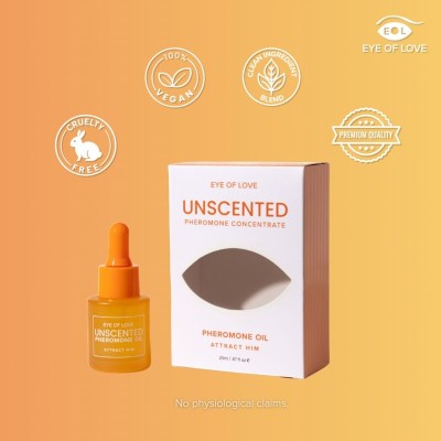 EYE OF LOVE - ÓLEO PERFUMADO COM FEROMÔNIOS PARA MULHERES, SEM FRAGRÂNCIA, 20 ML - D-246404 - Dona Pimenta