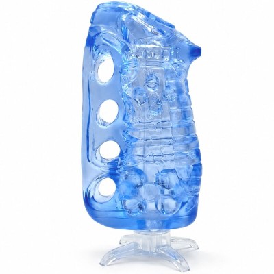 FLESHLIGHT – FLESHSKINS GRIP BLUE ICE MASTURBADOR MANUAL MASCULINO AZUL - D-246835 - Dona Pimenta